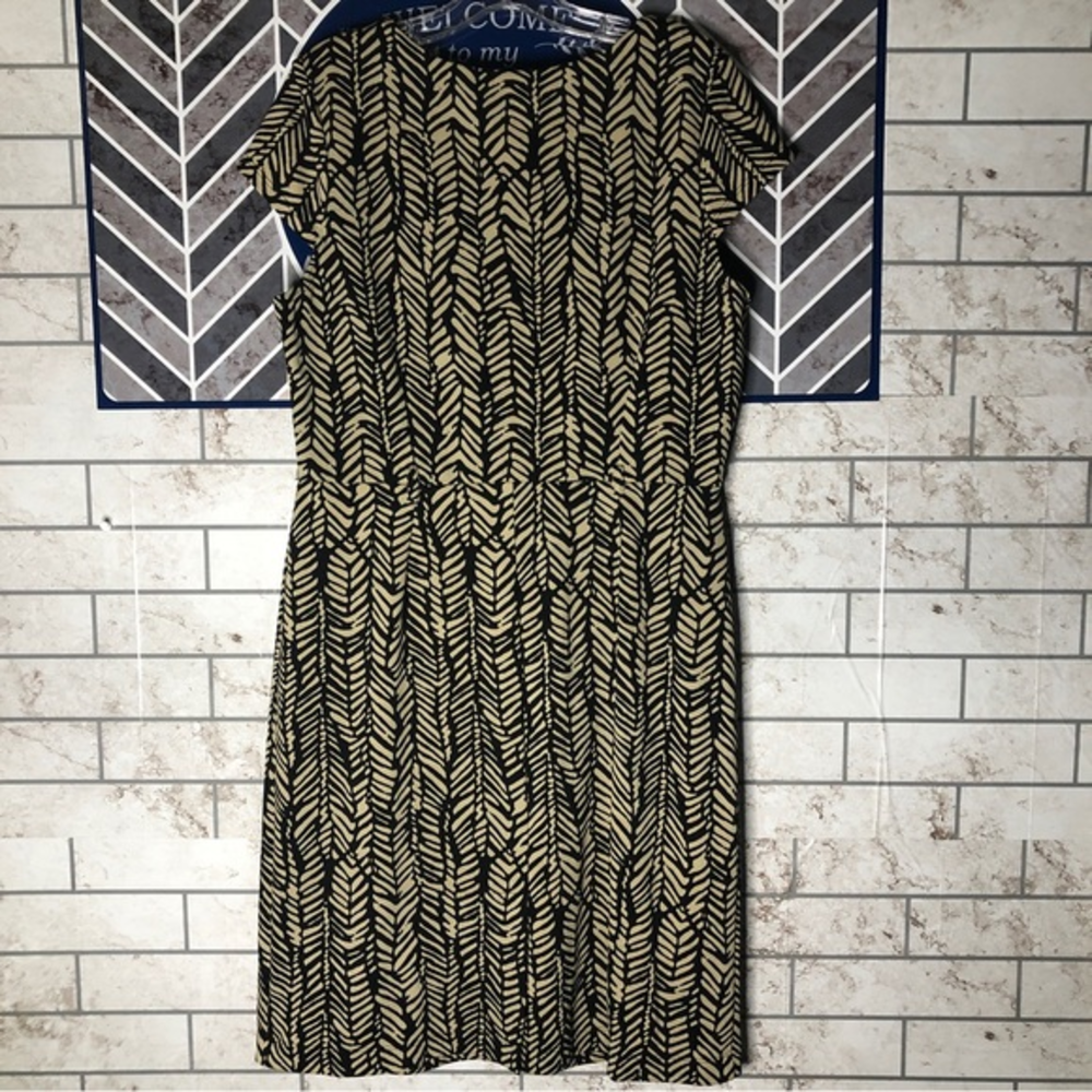 Olivia Matthews bodycon‎ black taupe Dress 14